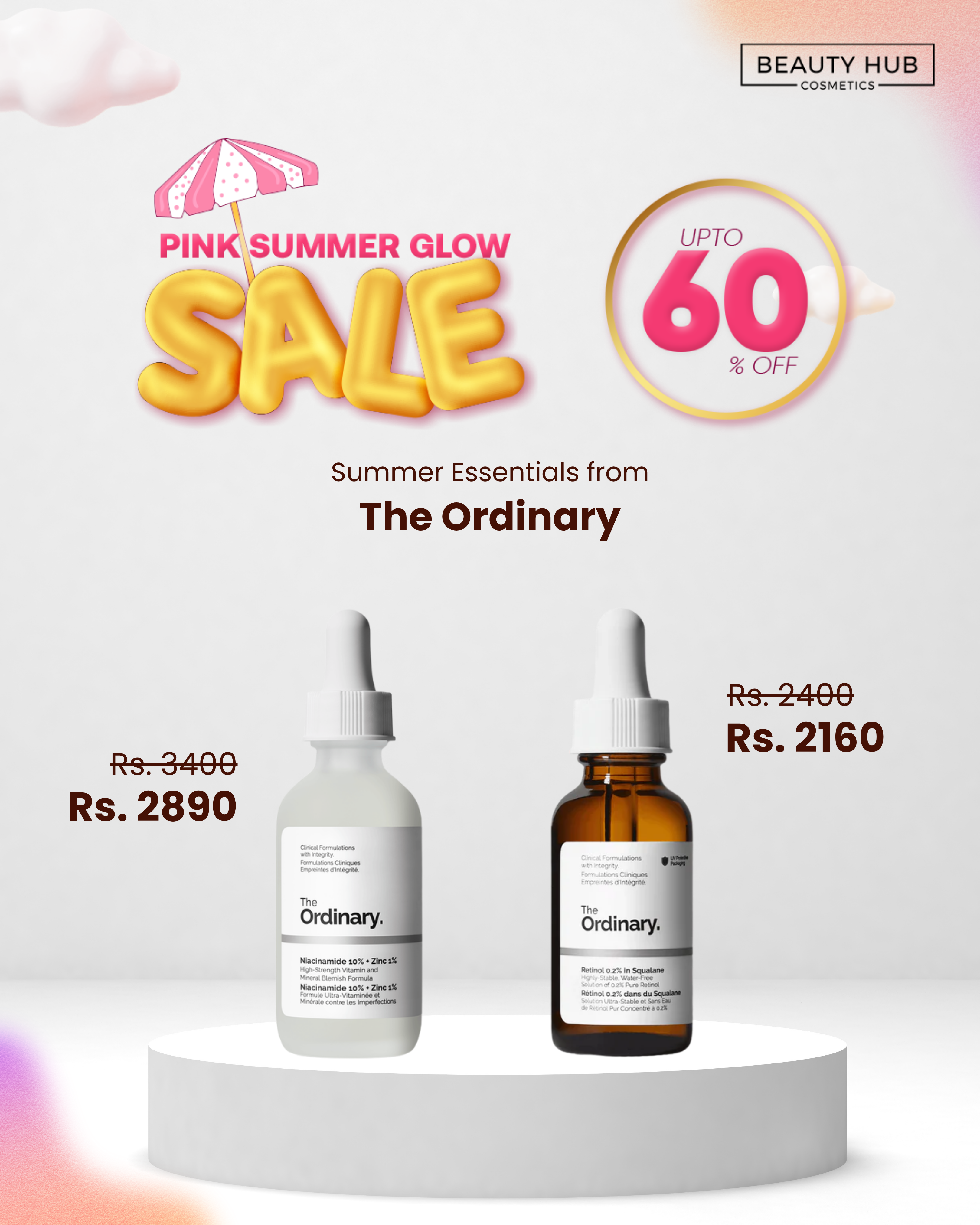 Pink glow summer sale